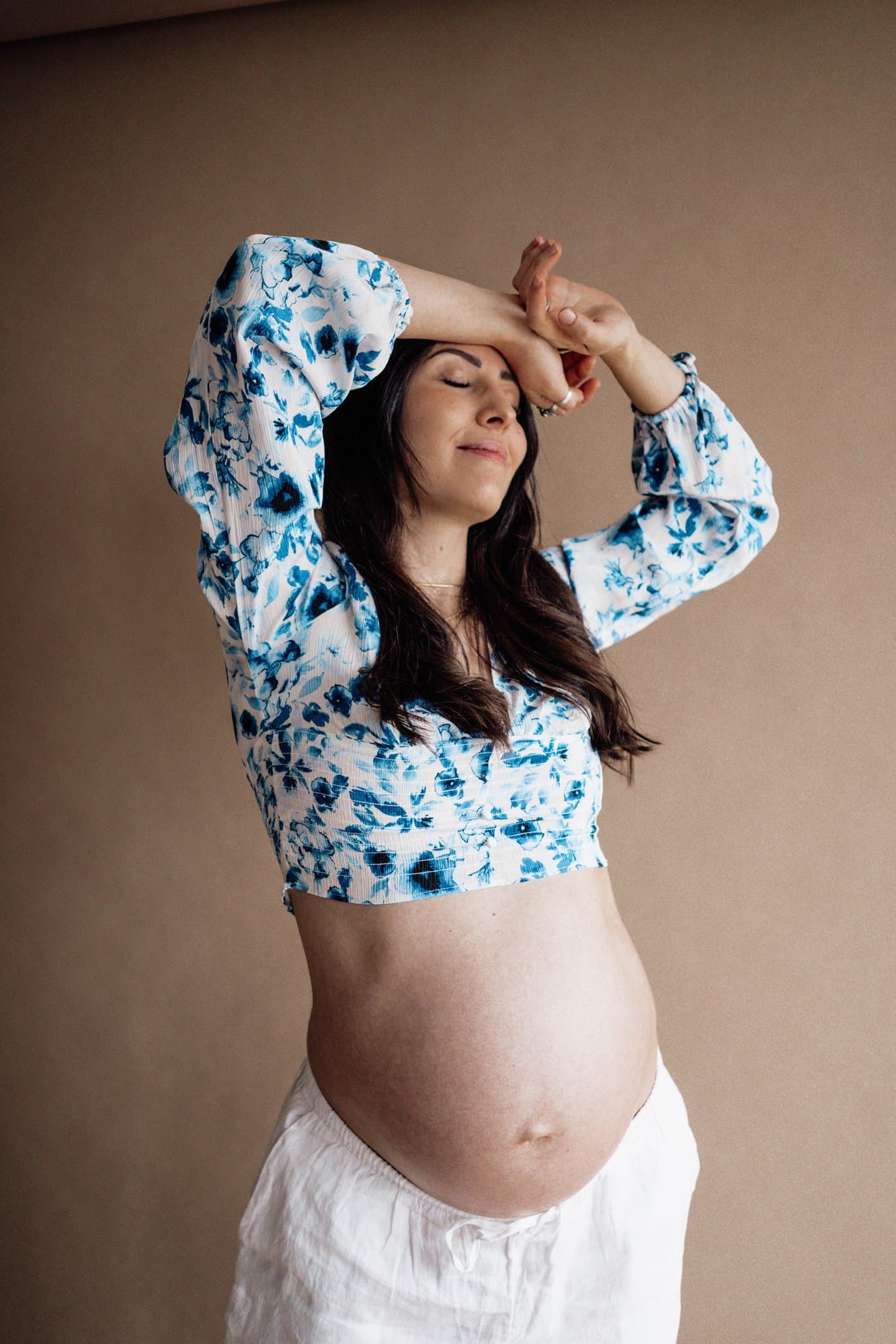 Grossesse photo studio Strasbourg